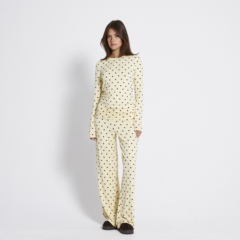 Soft long-sleeve-top "Hilda" Yellow